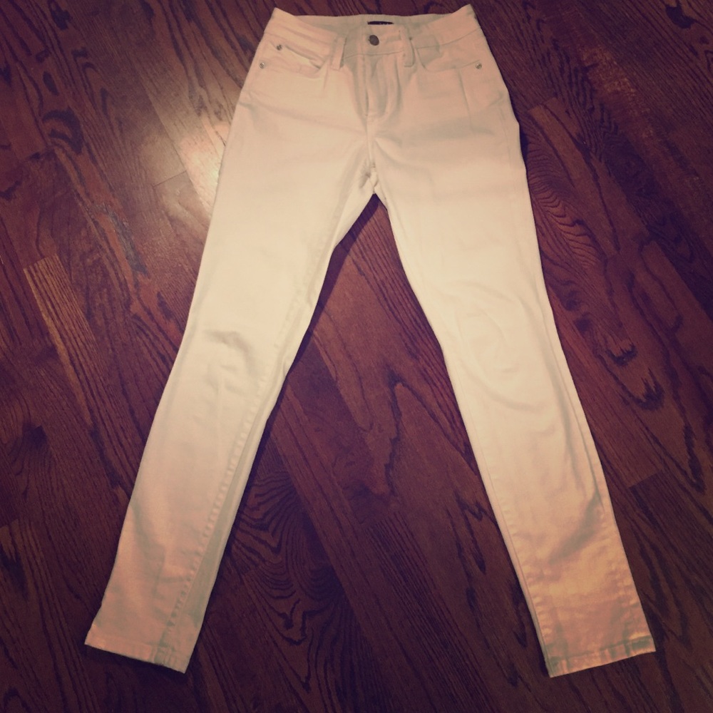 NYDJ White Skinny Jeans