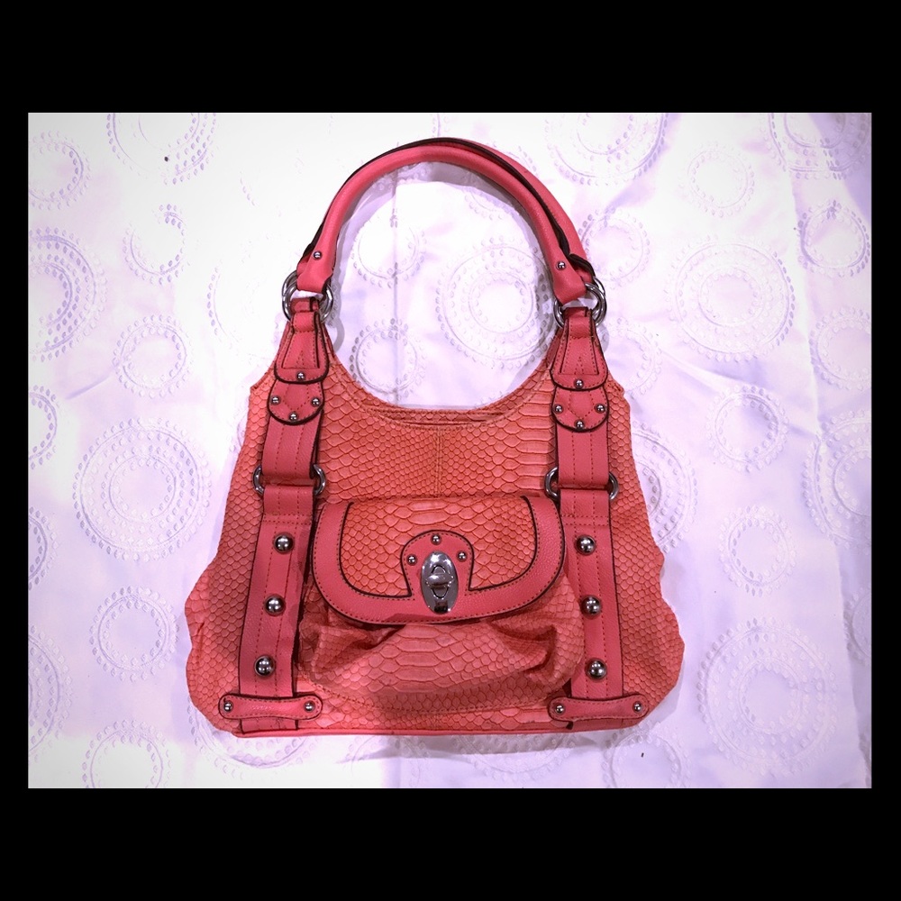 Wilsons Leather Coral Satchel Bag
