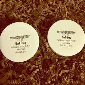 Whipped body butter & whipped body scrub mini