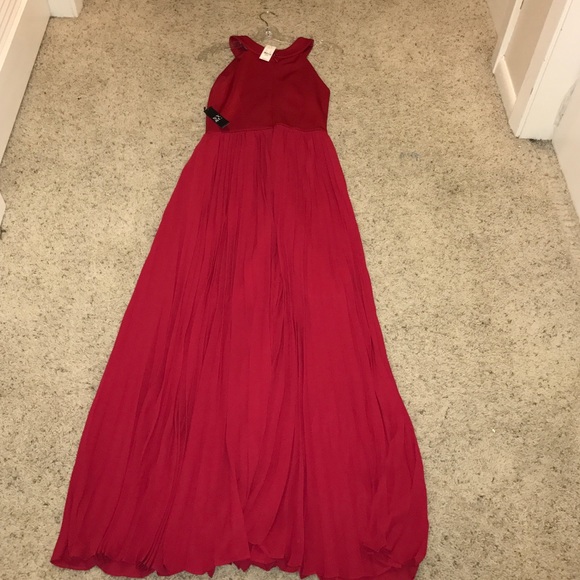 New York & Company long red dress - Picture 2 of 4