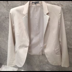 theory white blazer