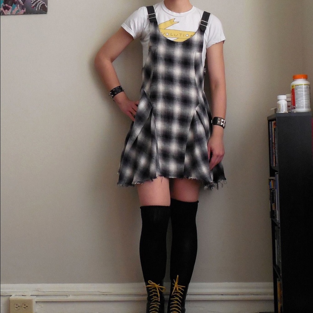 UNIF plaid dress