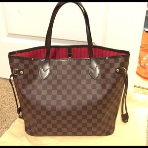 LV neverfull mm damier ebene