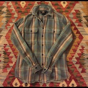 RALPH LAUREN RRL- plaid button down flannel
