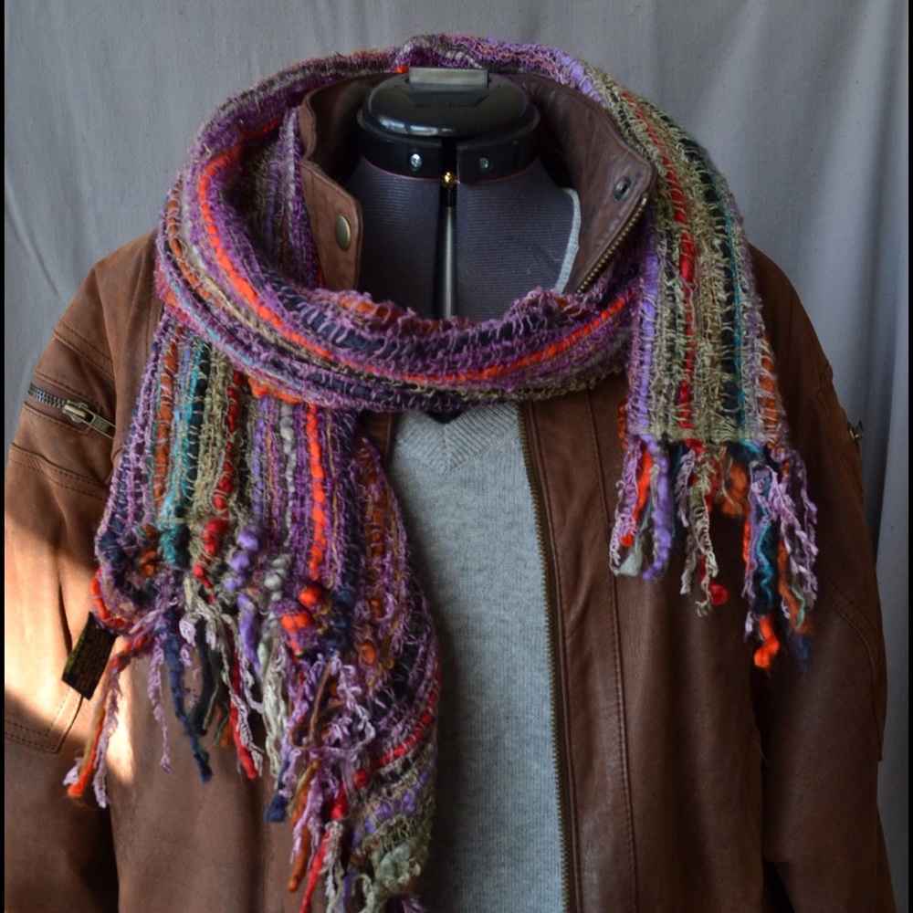 Exquisite Fleurs Natural Silk Scarf