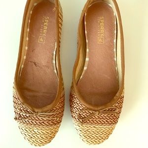 Woven Sperry Flats