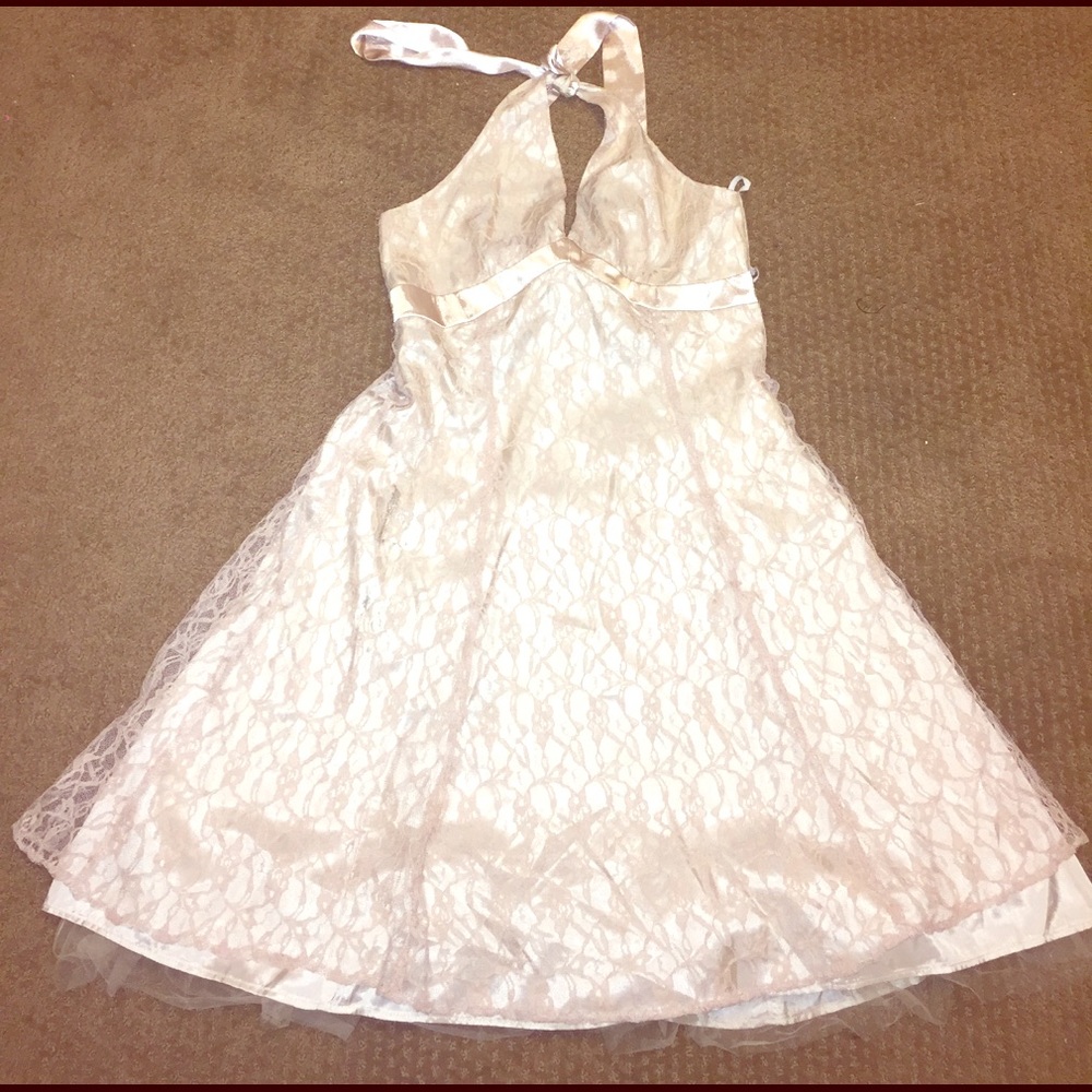 Lace knee high dress , great for special occasion