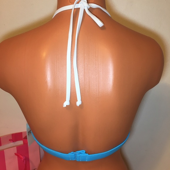 NEW PINK VS STRAPLY FRONT TOP SWIM - Picture 4 of 5