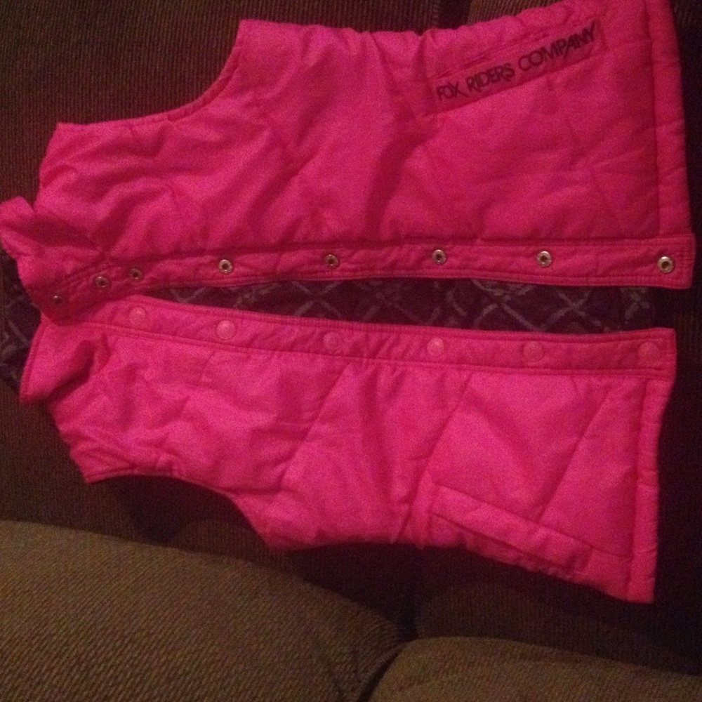 Reversible Fox Puff Vest