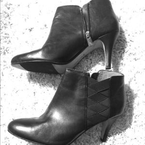Black ankle booties