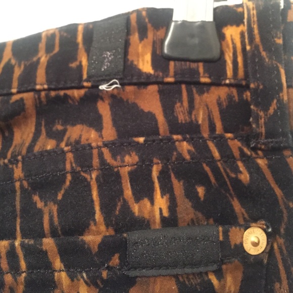 7 for all mankind cheetah pants