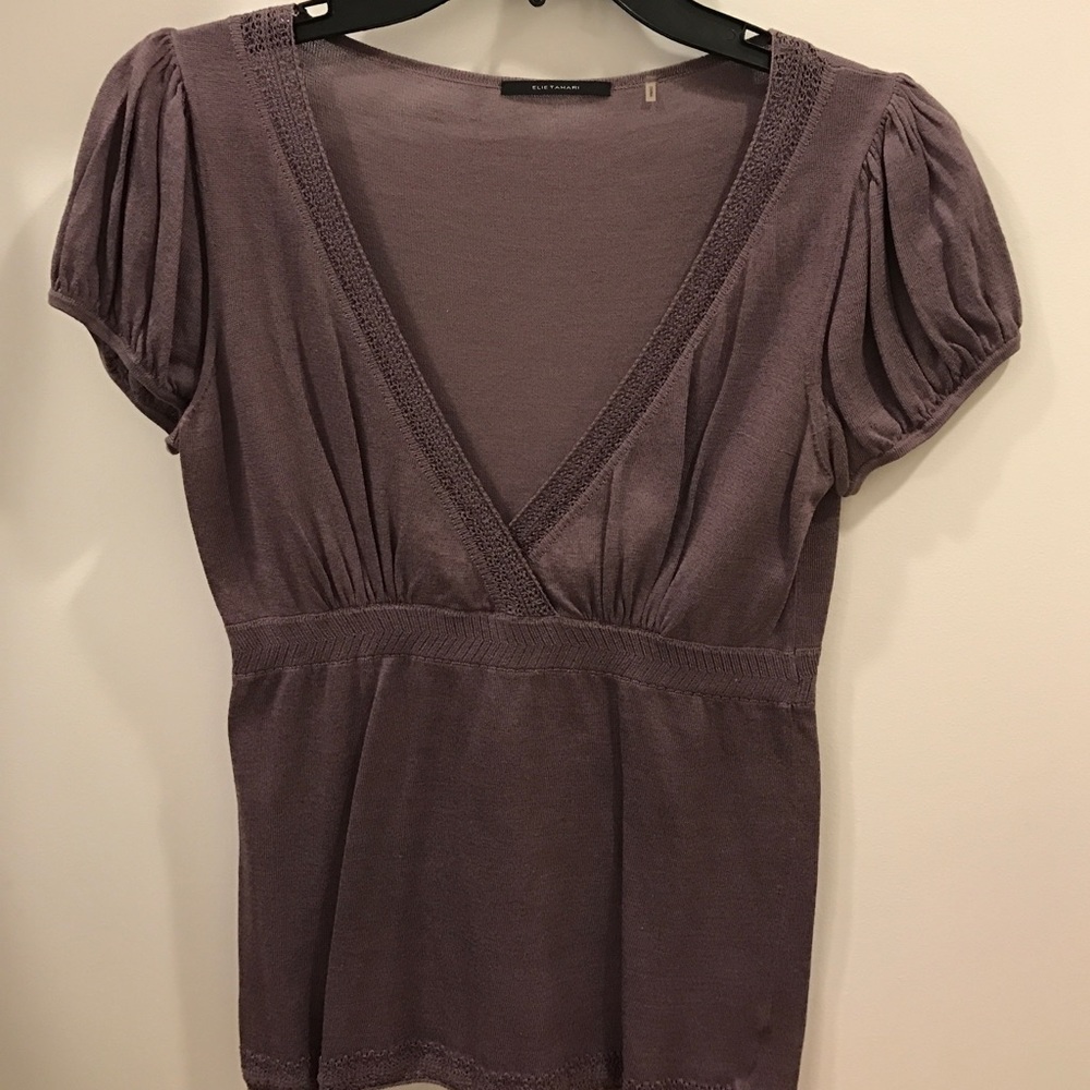 Elite Tahari Knit Top