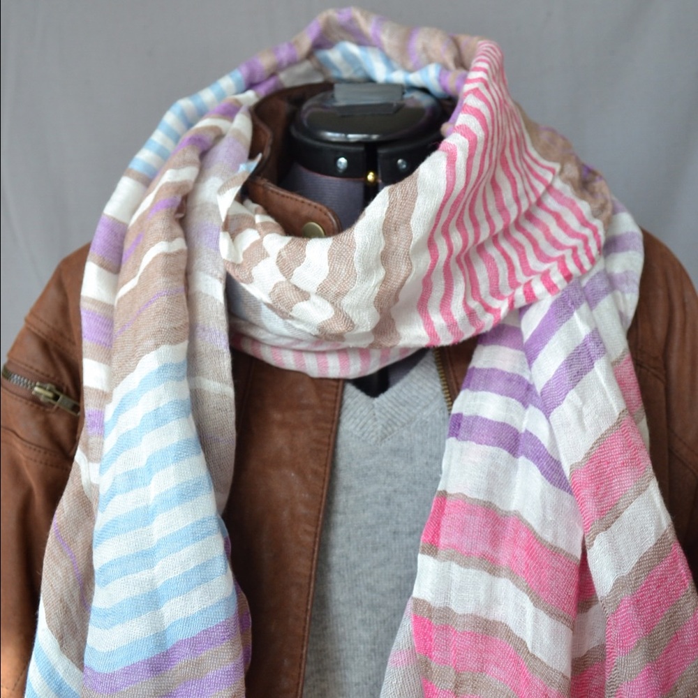 Candy colored Ahujasons Wrap Scarf