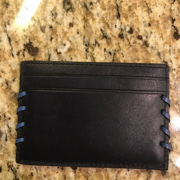 Men's Coach Leather Card Case - Picture 2 of 4
