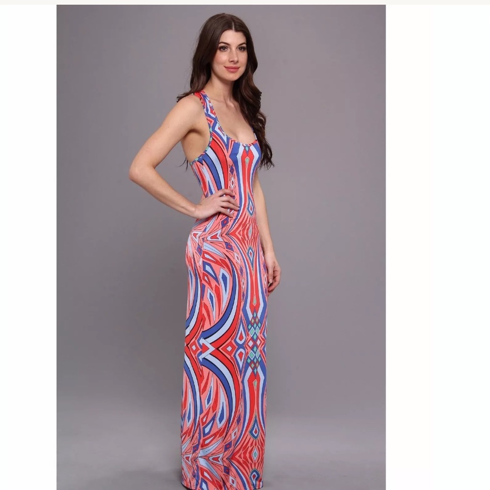 NWT T-Bags Los Angeles Body Con Maxi, Multi