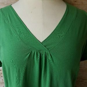 LANE BRYANT GREEN SHIRT SIZE 18 TO 20