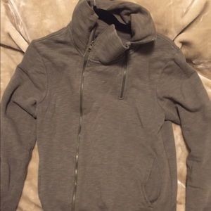 All Saints Double Zip Hoodie