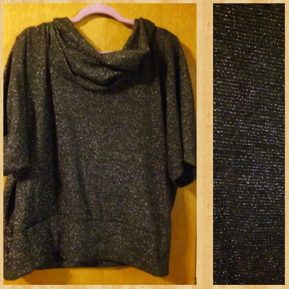 Tops - FRIDAY SALE 🔥METALLIC GREY SWEATER-TOP