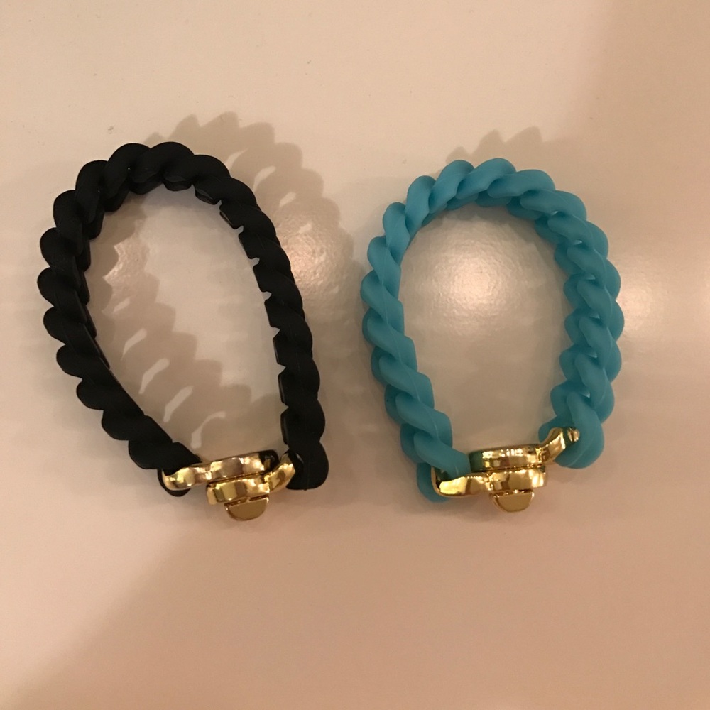 2 rustic cuff bracelets