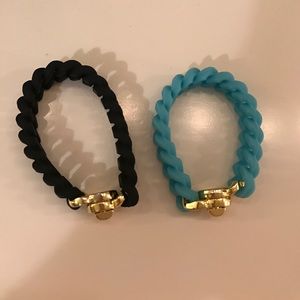 2 rustic cuff bracelets