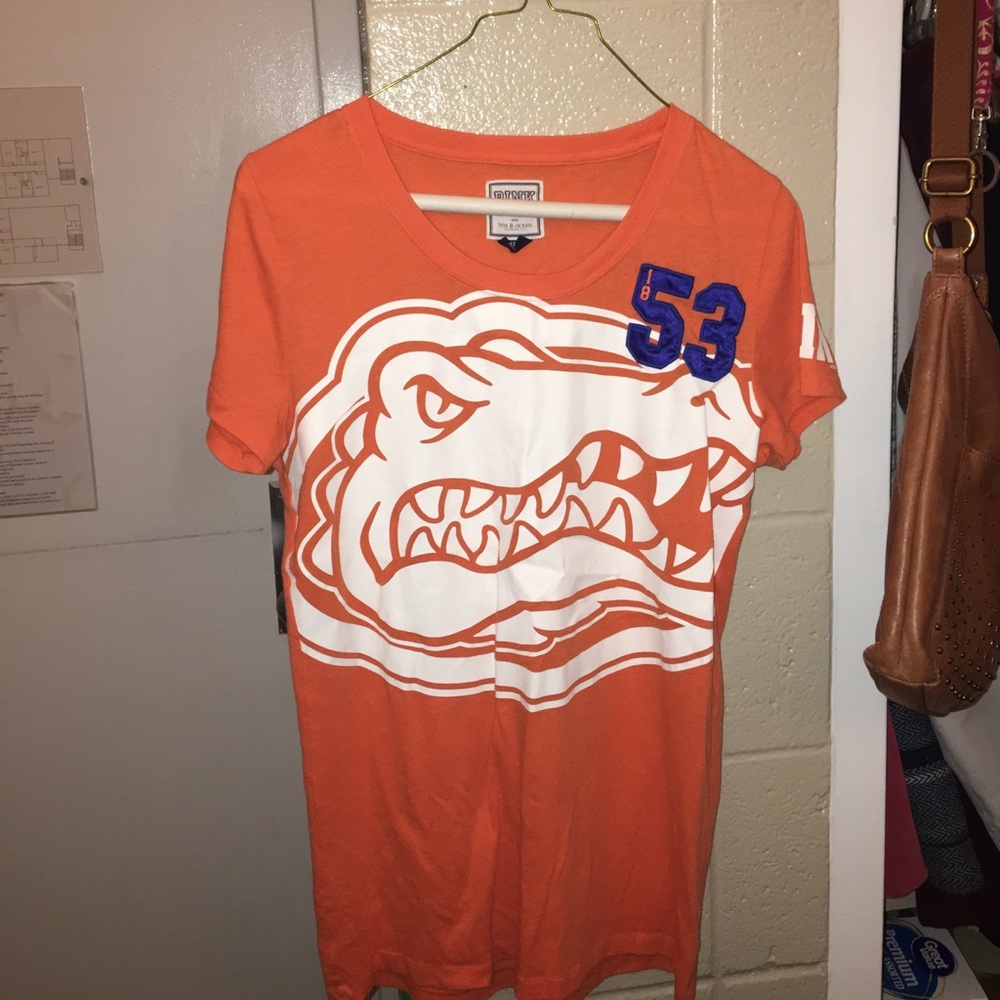PINK orange university of Florida shirt