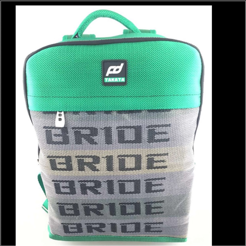 FD Takata Backpack with Green Takata Racing strap