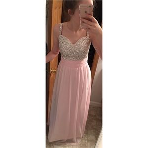 baby pink prom dress! 💘
