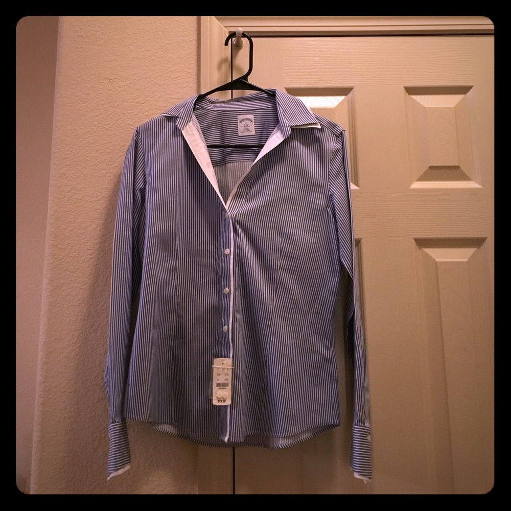 Brooks brothers 346 button down dress shirt