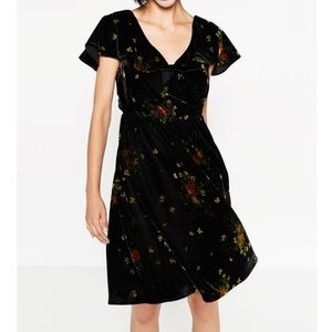 Zara velvet dress. NWT