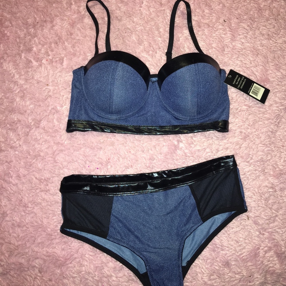 SALE 💖Push up bra set jean👖 like cute