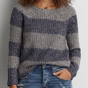 AEO striped jegging sweater