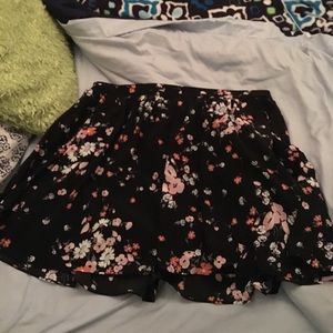 Floral print float skirt