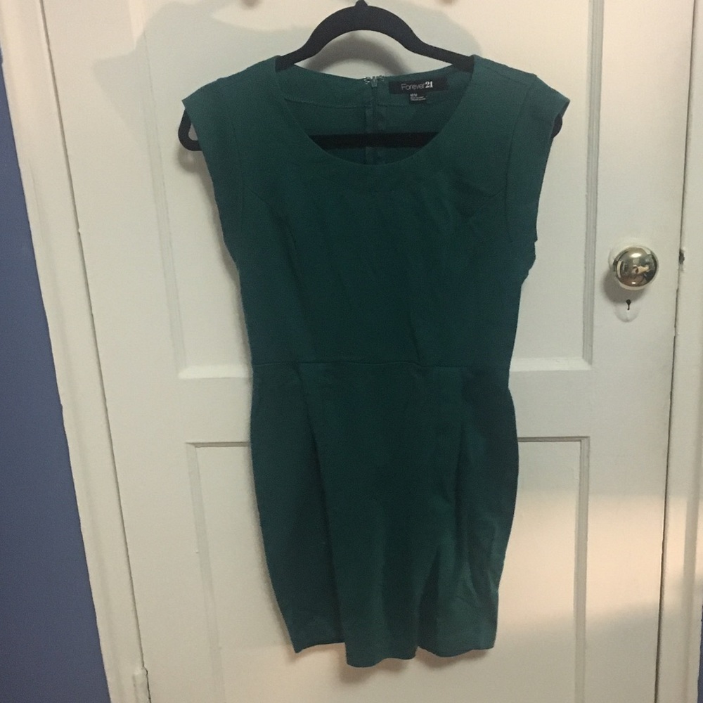 Forever 21 green mini dress - medium