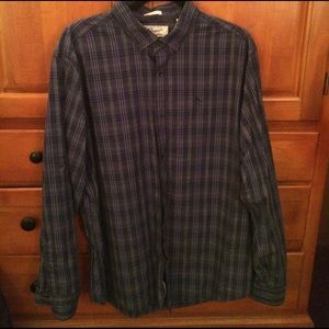 Plaid long sleeve button down.