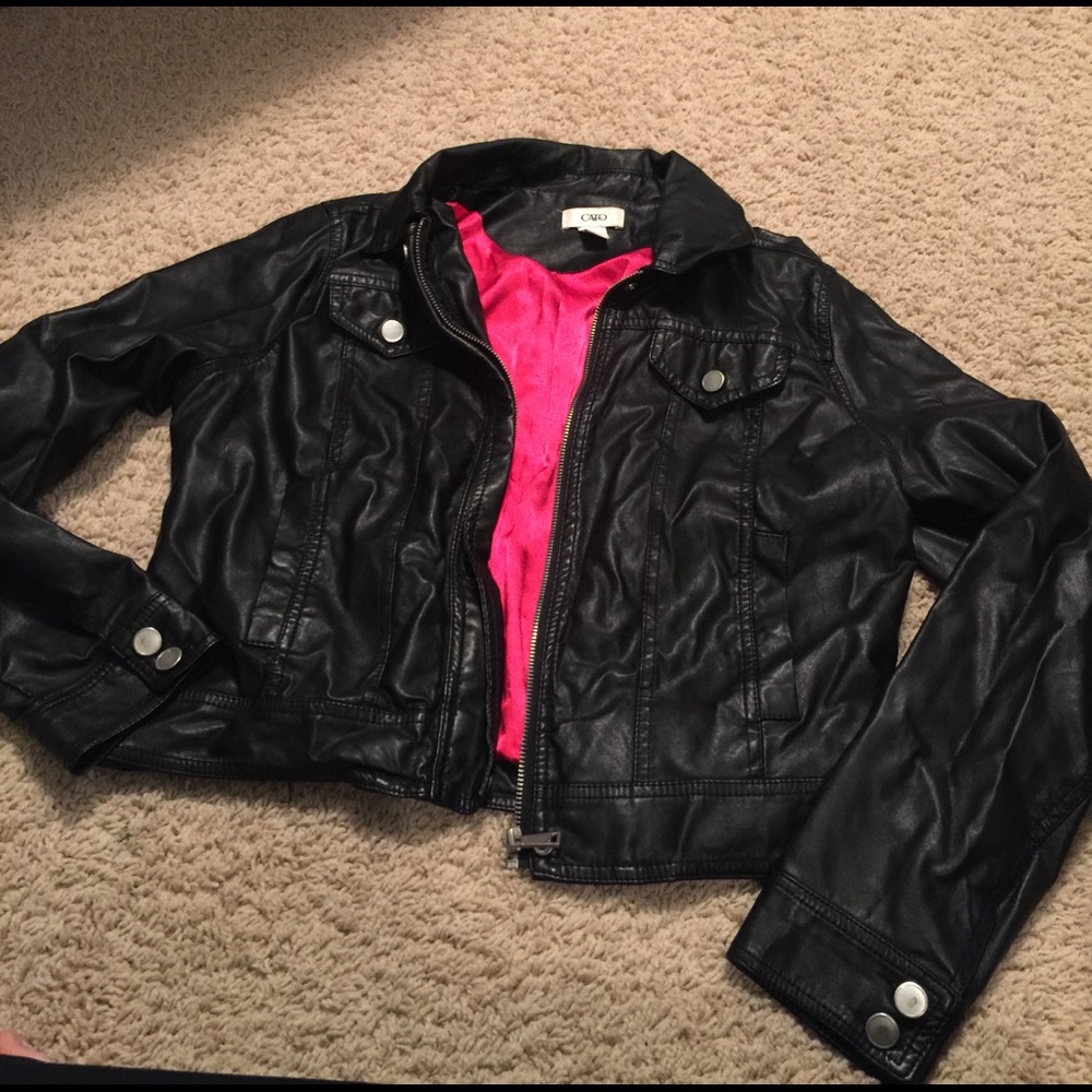 Black jacket.