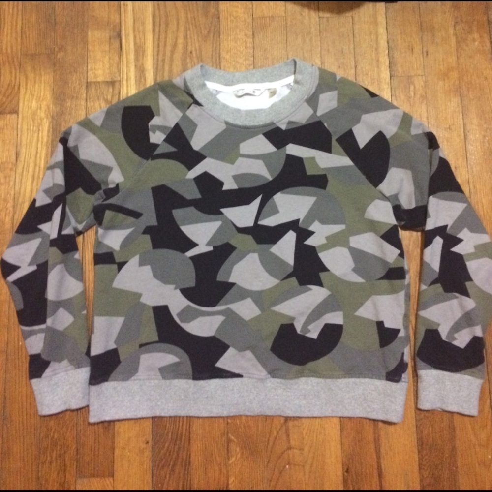 Theory 38 Geometric Print Sweatshirt Size Medium