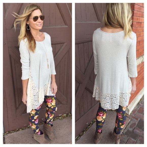 🍁LAST ONE🍁Super soft Charcoal Rose leggings! - Picture 2 of 2