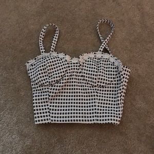 Mink pink crop top size xs