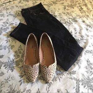 Polka Dot Pointed Toe Flats