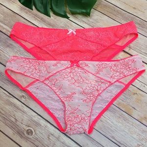 NEW Victoria Secret Set of Cheekeni Bikini Panties