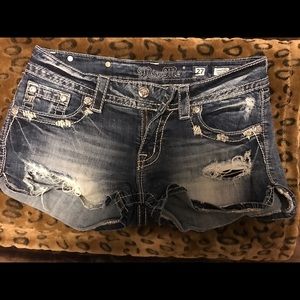 Miss Me shorts, size 27 lightly  used