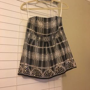 White House Black Market strapless top