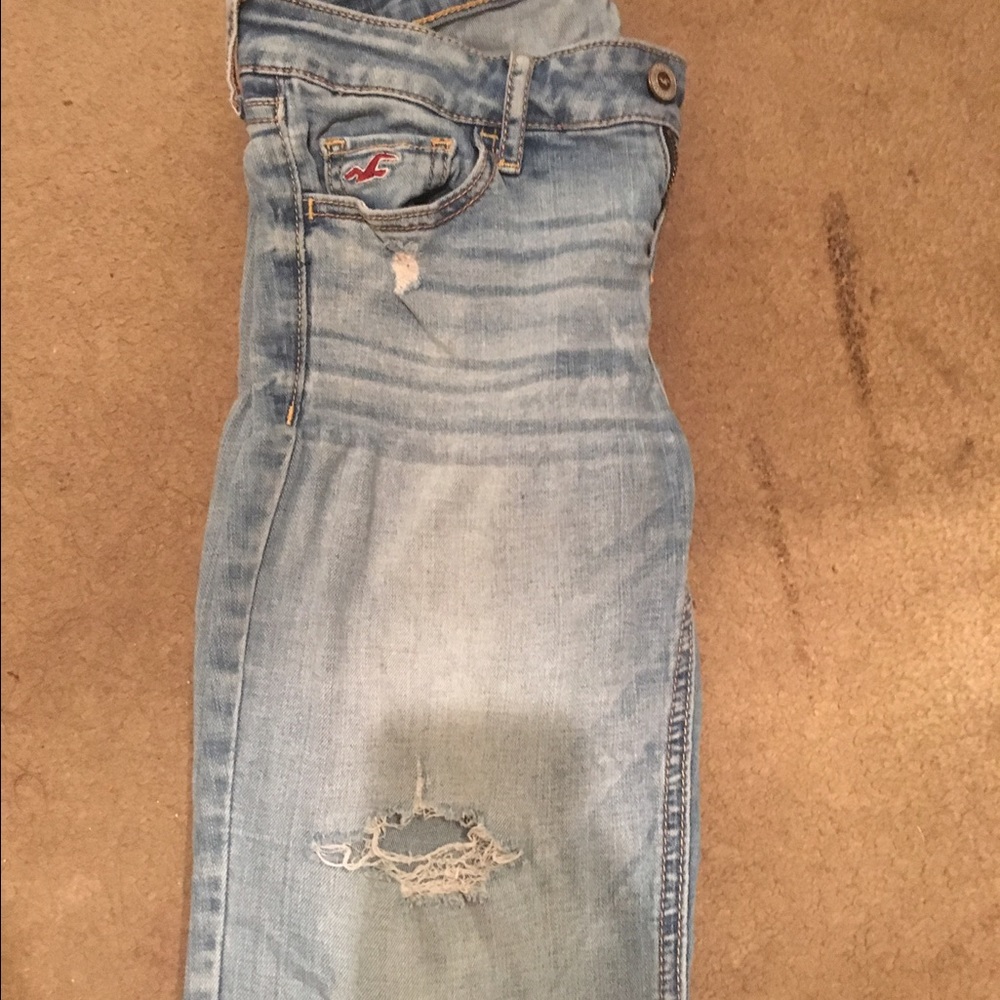 Hollister ripped jeans