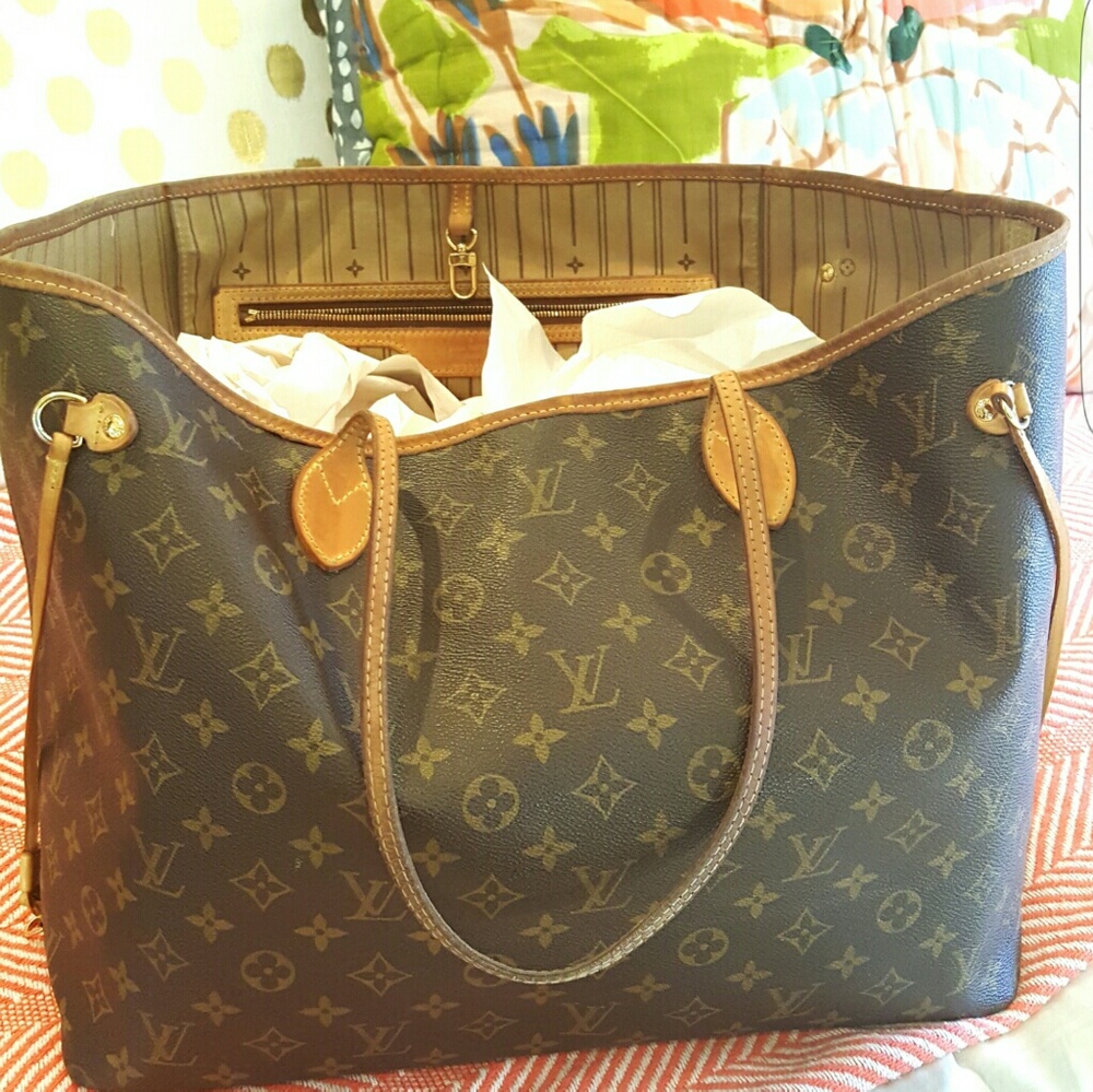 Authentic LV Neverfull GM (largest size)