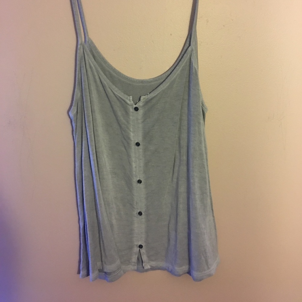 Grey/Gray American Eagle Outfitters soft tank top