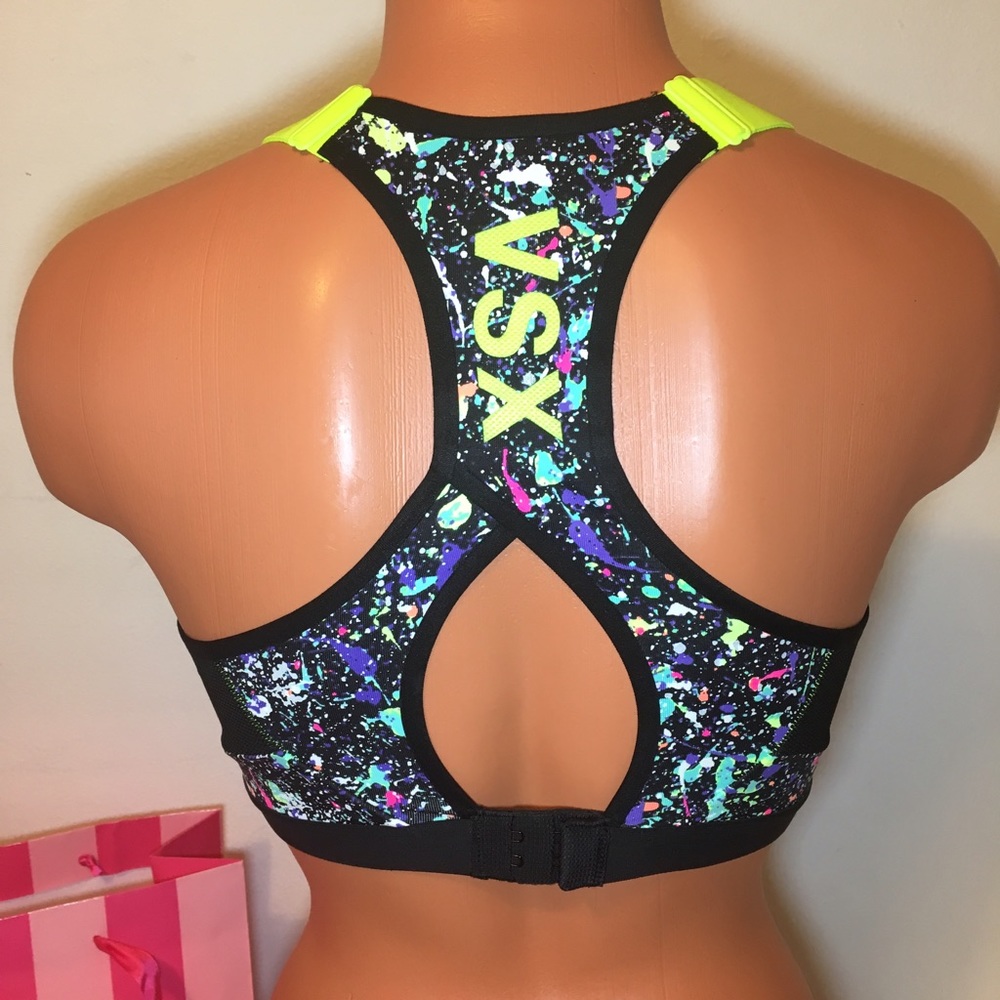 NEW VSX INCREDIBLE SPORT BRA (GLOW IN THE DARK) - Picture 3 of 4
