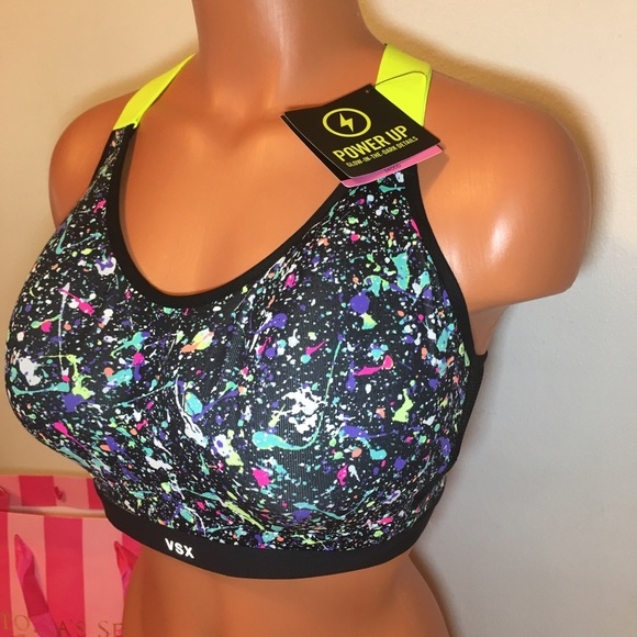 NEW VSX INCREDIBLE SPORT BRA (GLOW IN THE DARK) - Picture 2 of 4