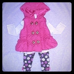 3 pcs Kids Head Quarters Outfit