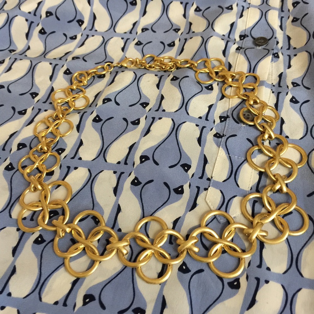 Stella & Dot Crosby Necklace Gold - Picture 3 of 7