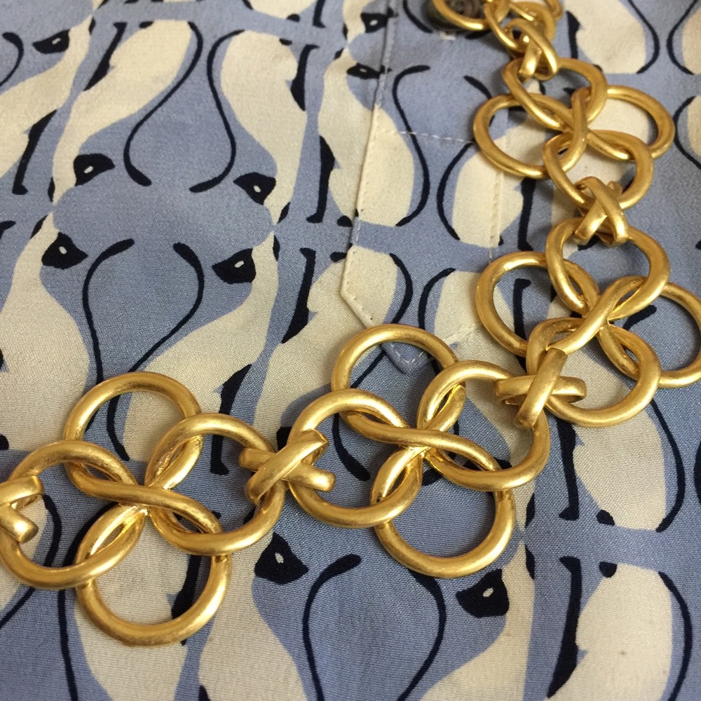 Stella & Dot Crosby Necklace Gold - Picture 4 of 7